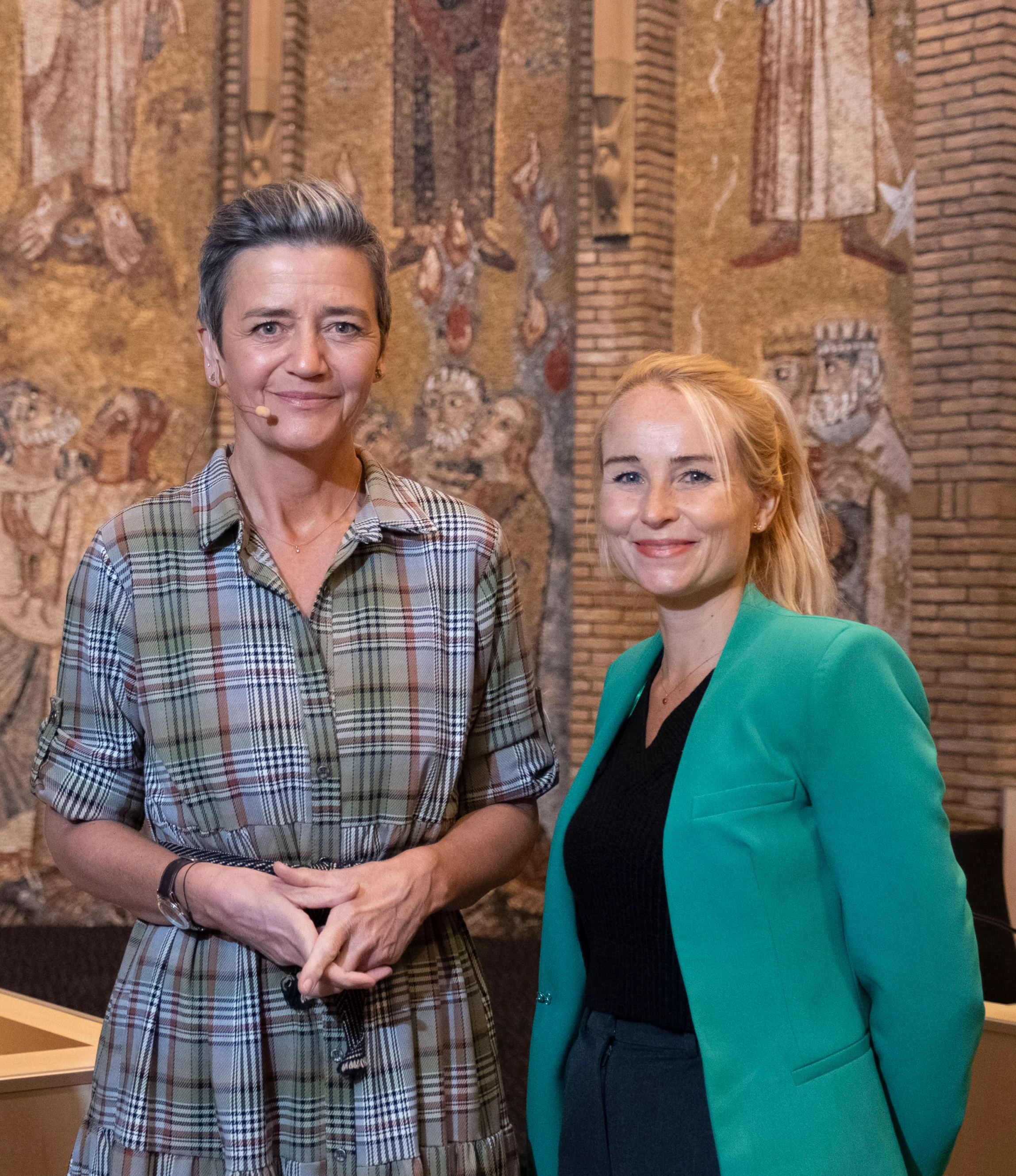Vestager with JM Chair
