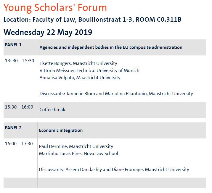 Young Scholars Forum Programme